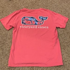 Pink men’s t-shirt with crab design